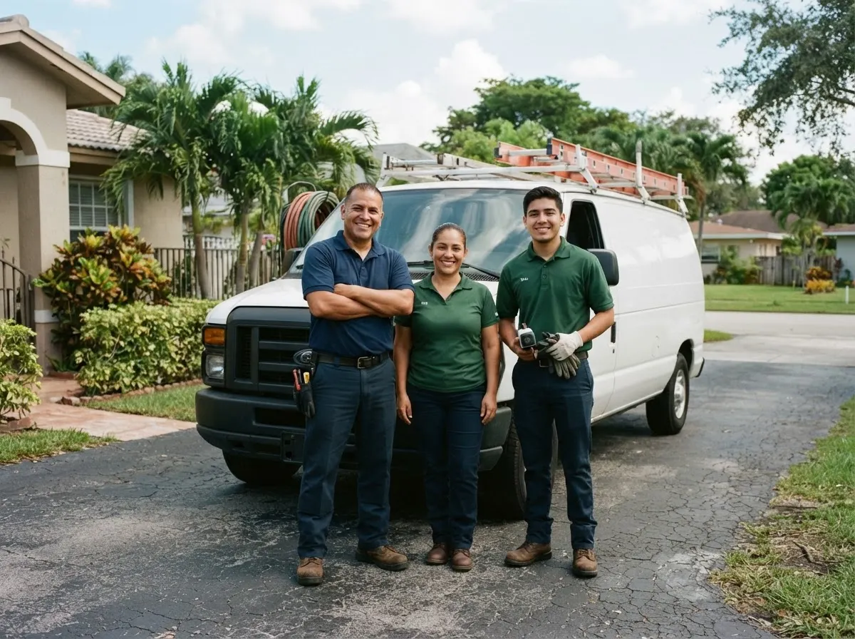 PrimeGuard Bug Control pest control services team in Hialeah, FL